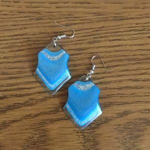 Blue earrings